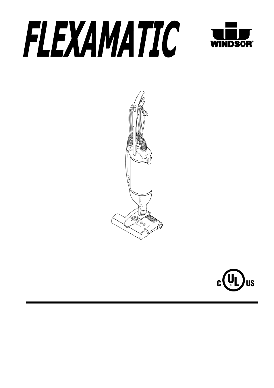 86041040-cvr | Windsor Flexamatic FM15 10120040 User Manual | Page 15 / 47