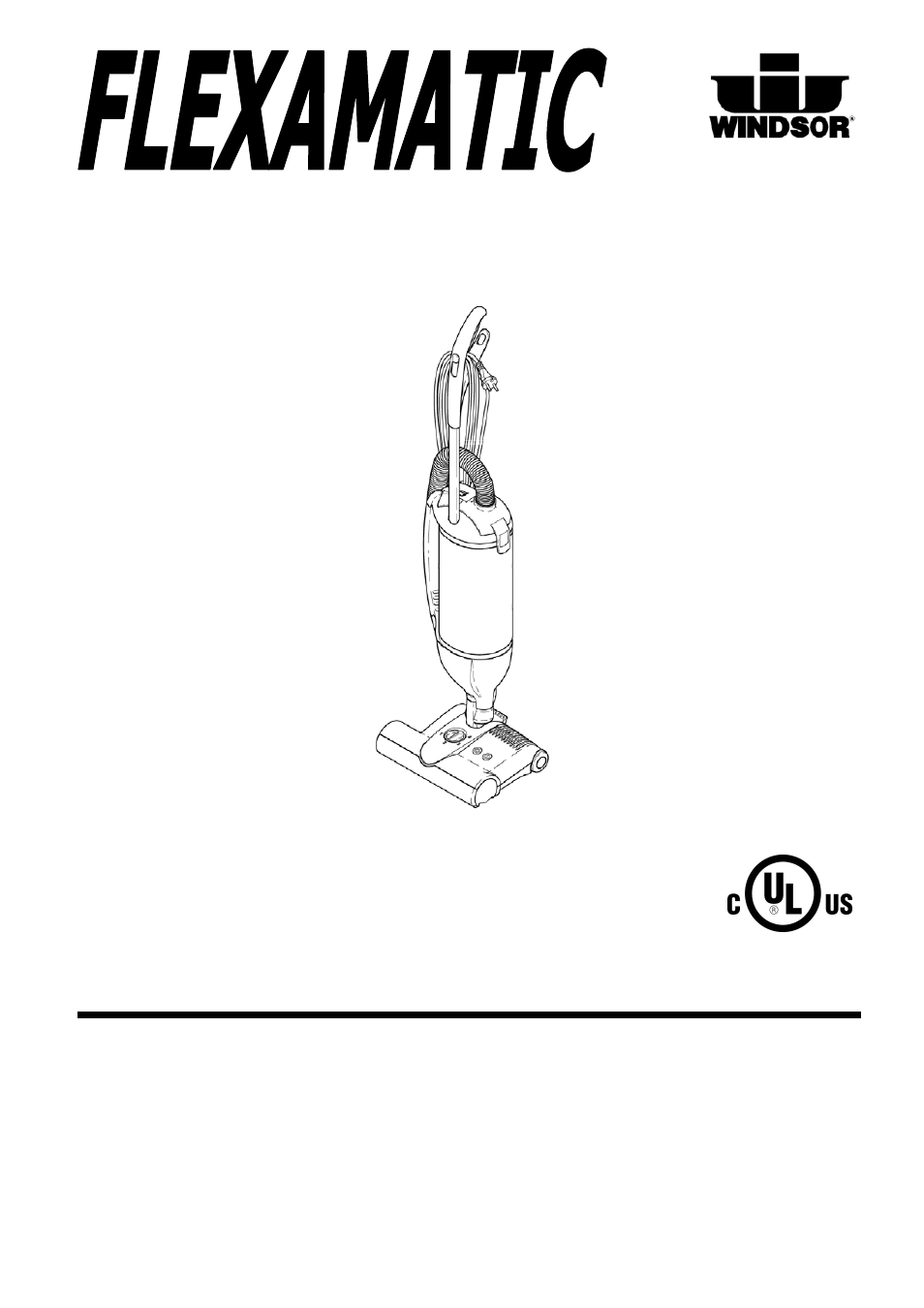86041040-cvr | Windsor Flexamatic FM15 10120040 User Manual | Page 29 / 47