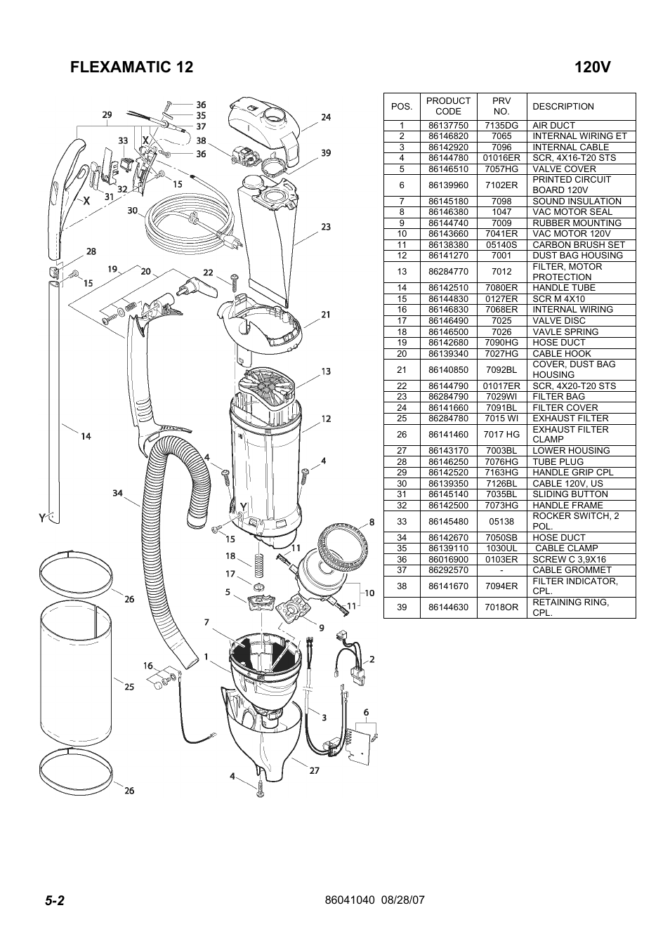 86041040-pg5-2 | Windsor Flexamatic FM15 10120040 User Manual | Page 44 / 47