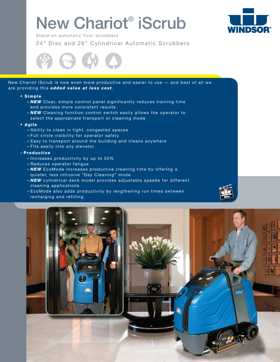 Windsor Chariot iScrub User Manual | 4 pages