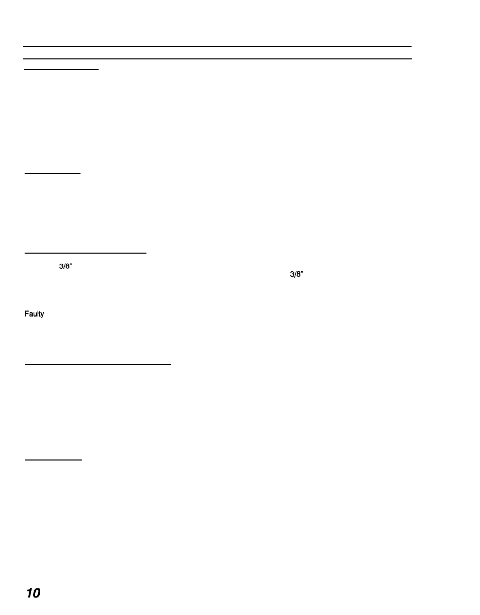 Troubleshooting chart | Windsor ADMIRAL PLUS ADP User Manual | Page 10 / 26
