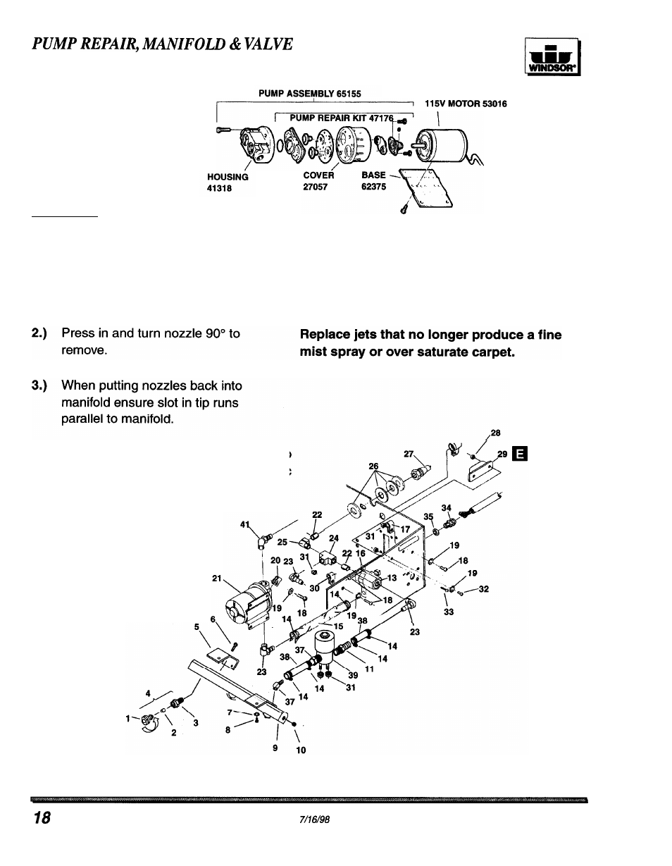 Windsor ADMIRAL PLUS ADP User Manual | Page 18 / 26