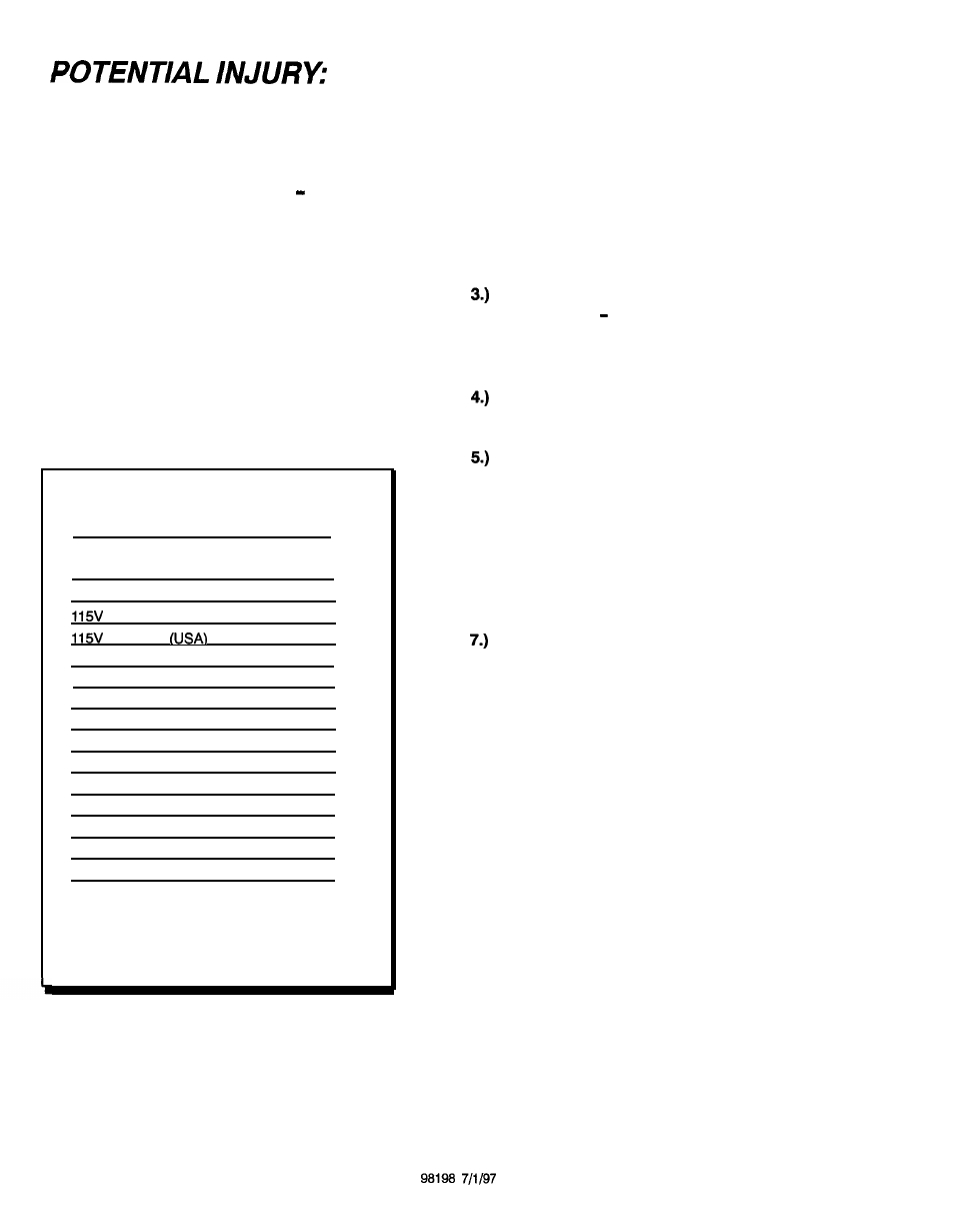 Warning | Windsor ADMIRAL PLUS ADP User Manual | Page 8 / 26