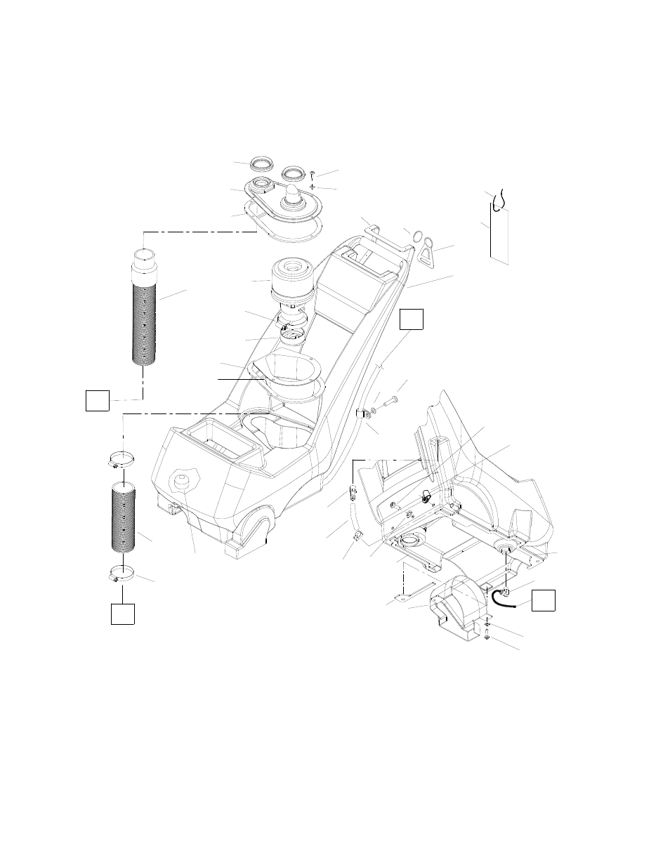 Solution tank assembly | Windsor 10080220 User Manual | Page 38 / 42