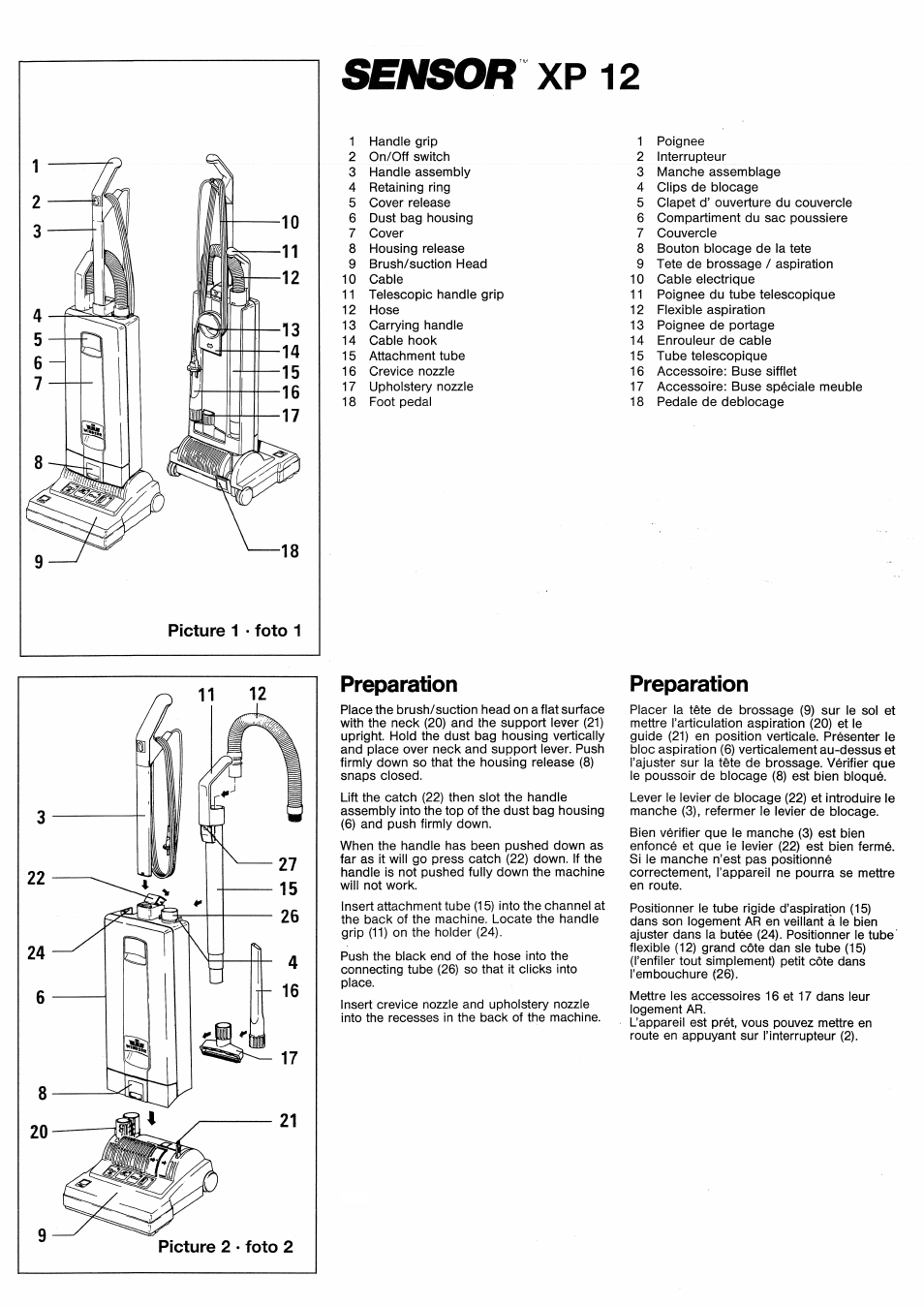 Windsor Sensor XP12 User Manual | Page 8 / 18