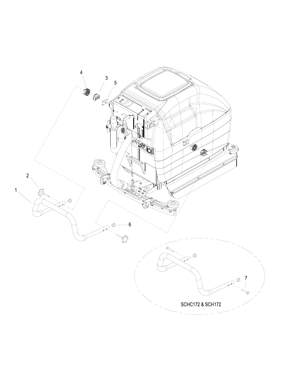 Handle | Windsor Automatic Scrubber 86221970 User Manual | Page 14 / 48