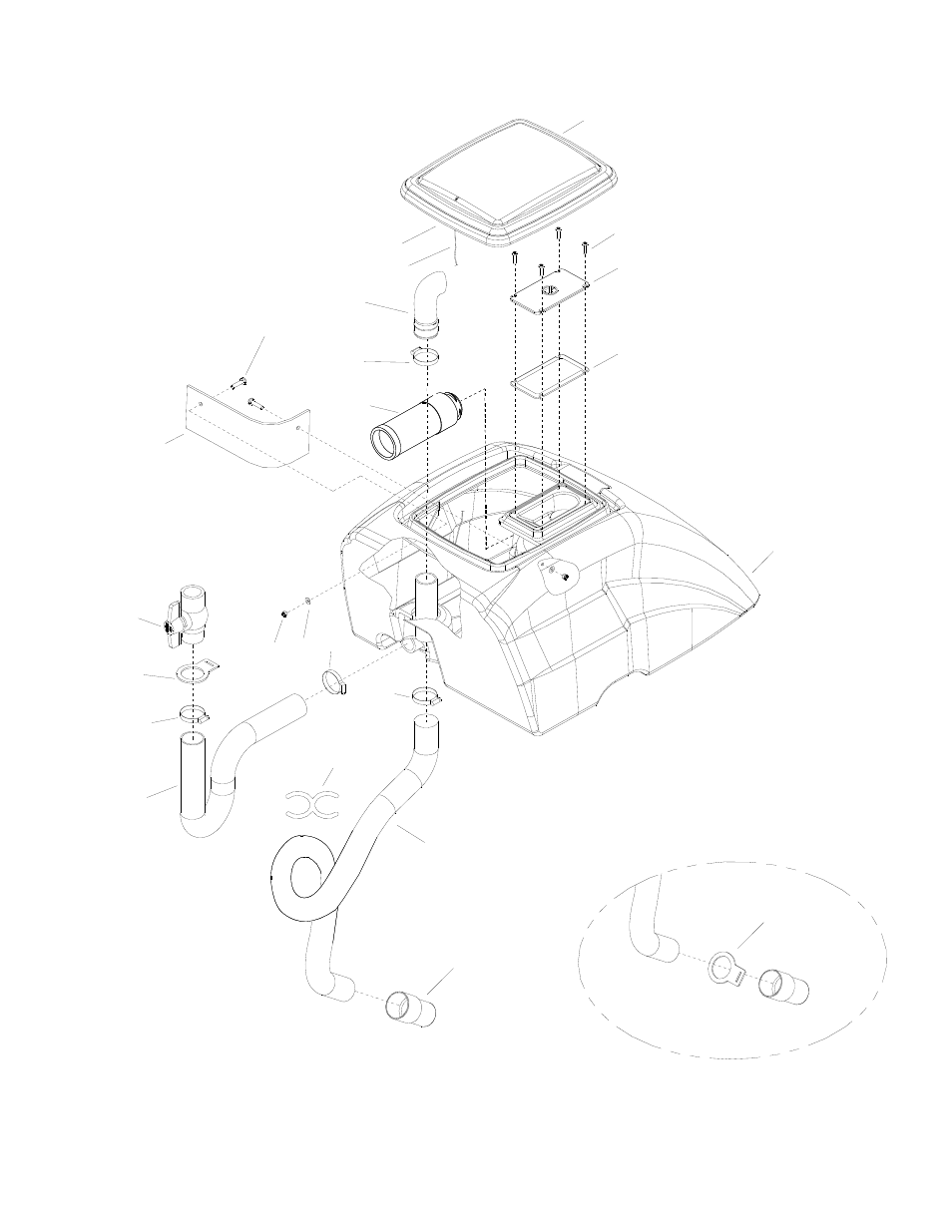 Recovery tank | Windsor Automatic Scrubber 86221970 User Manual | Page 16 / 48
