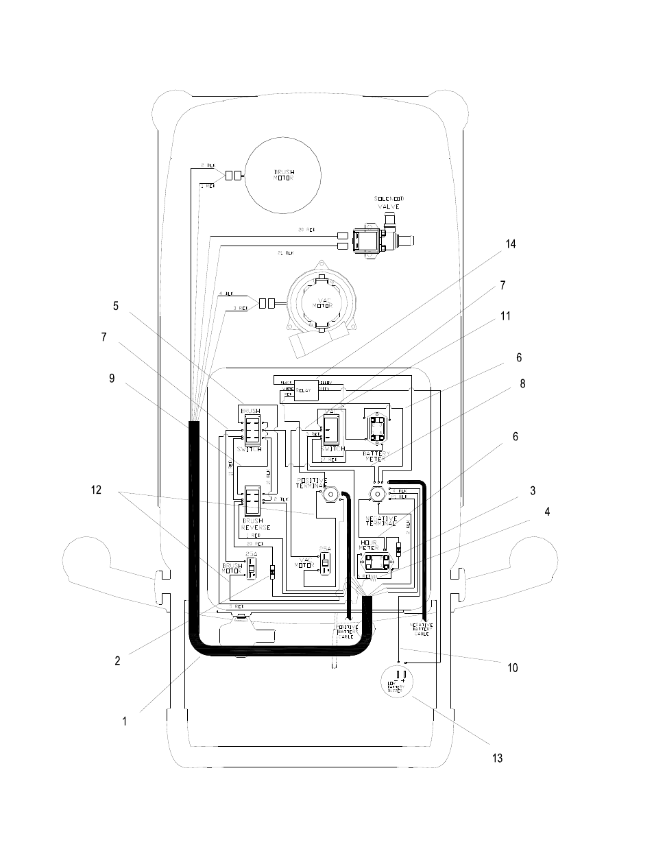 Wiring-main harness-sch172 | Windsor Automatic Scrubber 86221970 User Manual | Page 40 / 48
