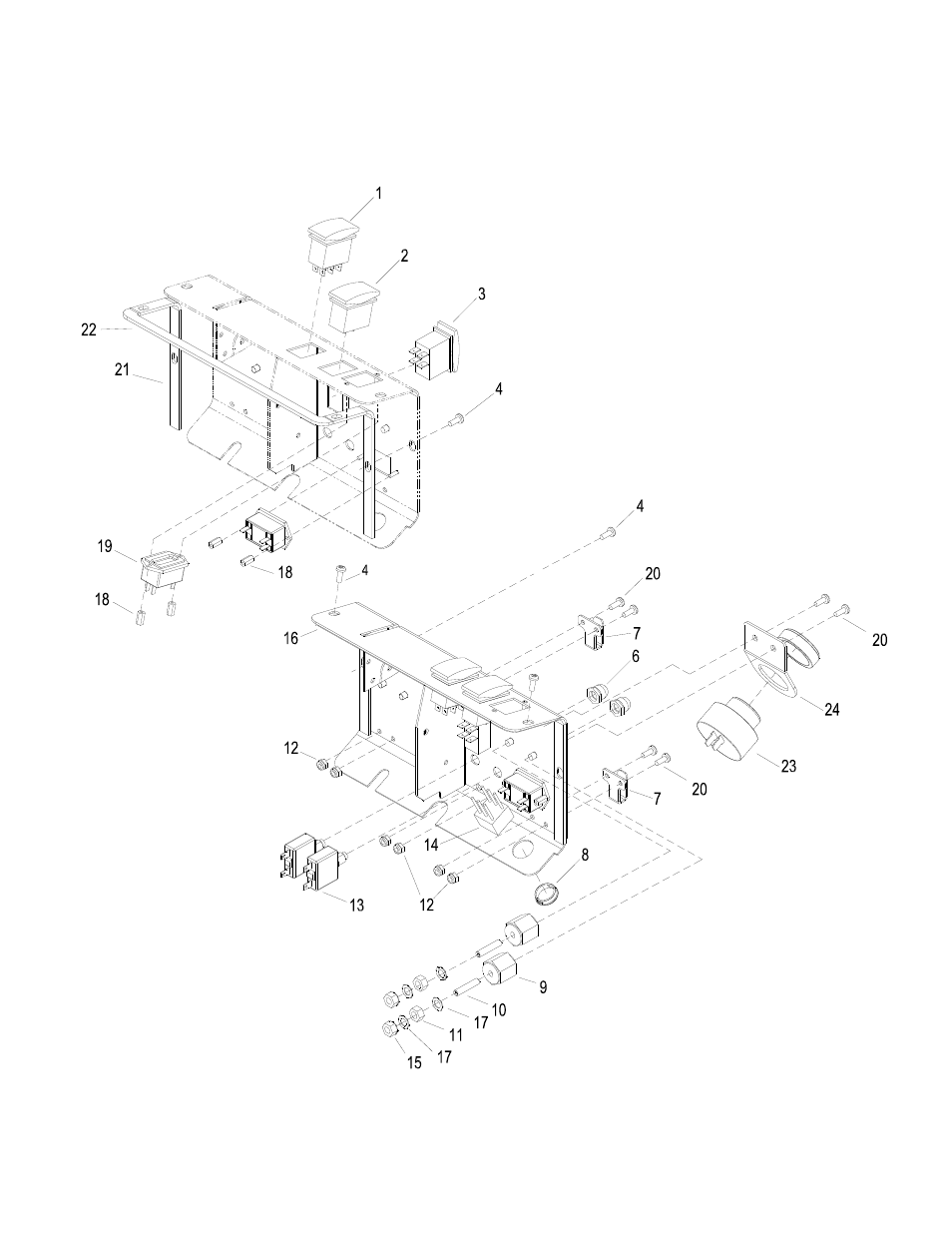 Control panel – sch172 | Windsor Automatic Scrubber 86221970 User Manual | Page 8 / 48