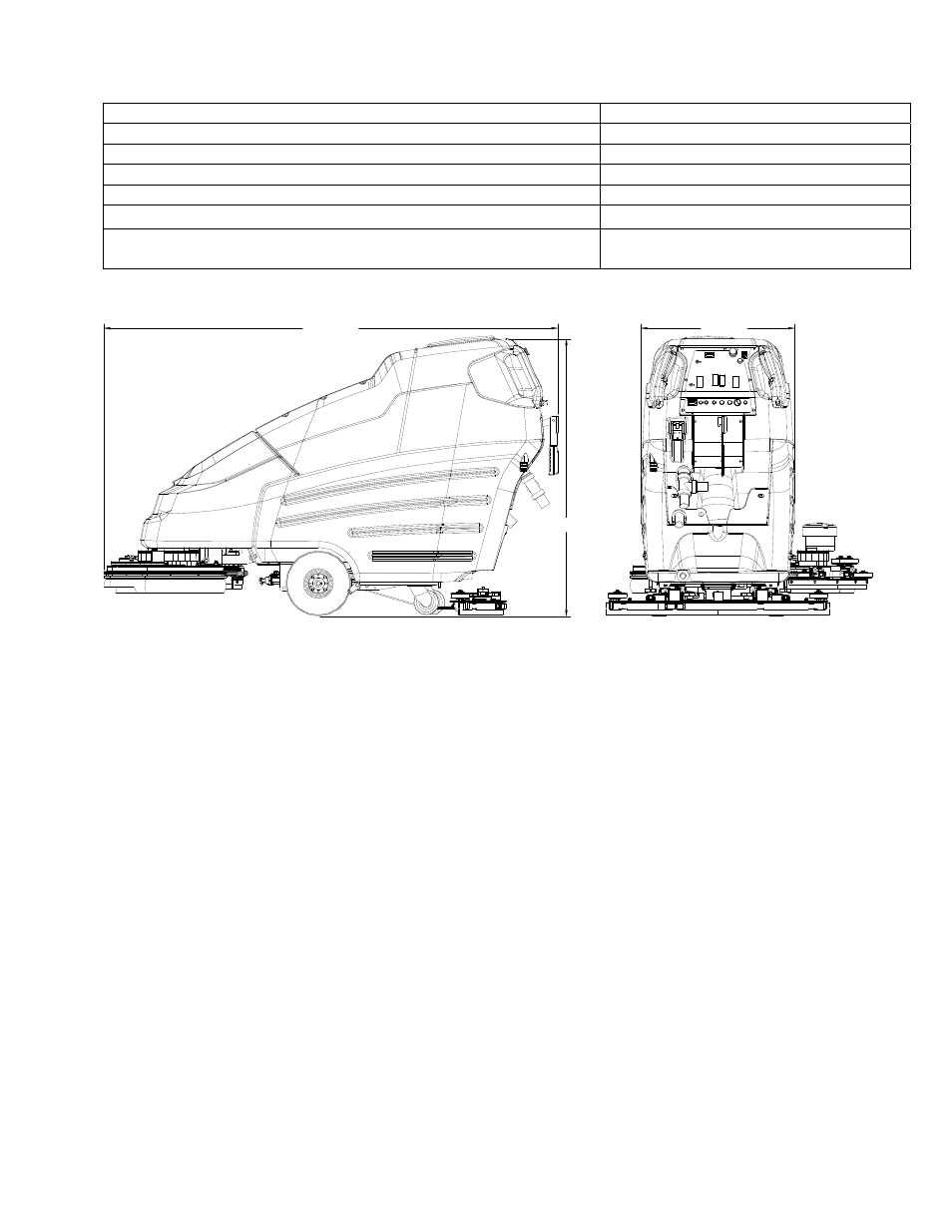 86037150 p3-2, Technical specifications | Windsor Walk Behind Scrubber 10052410 User Manual | Page 9 / 35