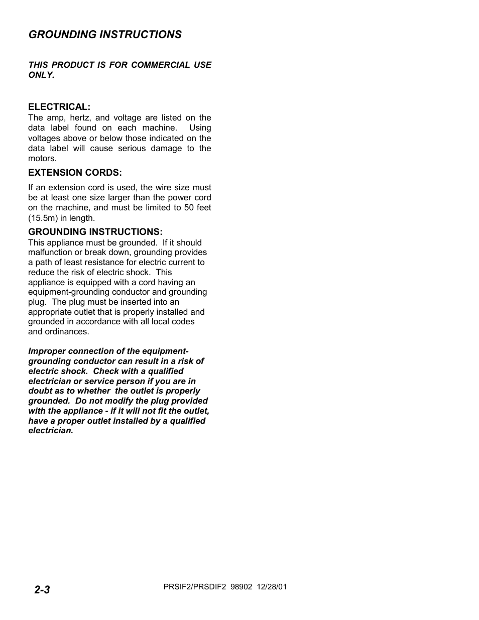 Windsor PRESTO PRSD2 User Manual | Page 8 / 22