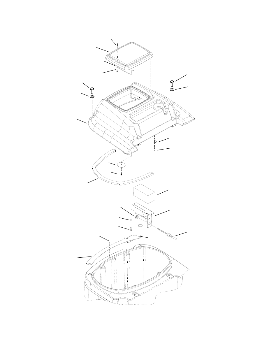 86037680p5-35, Tank cover | Windsor Saber Glide SGJ32 User Manual | Page 36 / 54