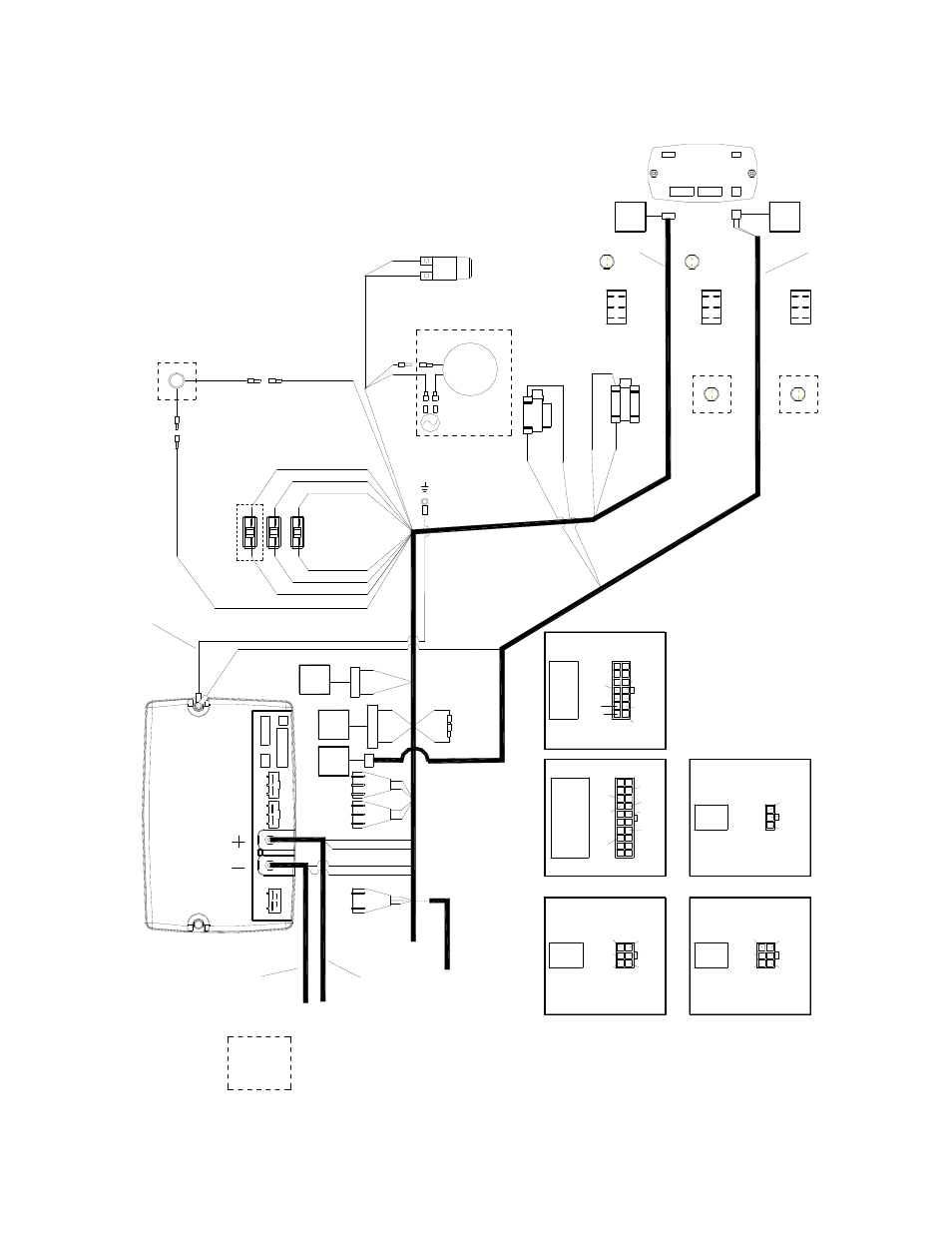 86037680p5-45, Wiring group - main harness connection, Dc e | Indicates optional accessory | Windsor Saber Glide SGJ32 User Manual | Page 46 / 54