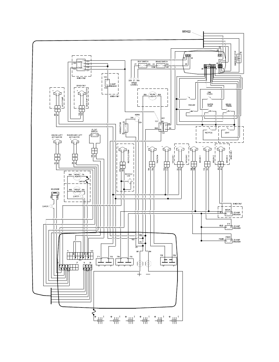 86037680p5-51, Wiring diagram | Windsor Saber Glide SGJ32 User Manual | Page 52 / 54