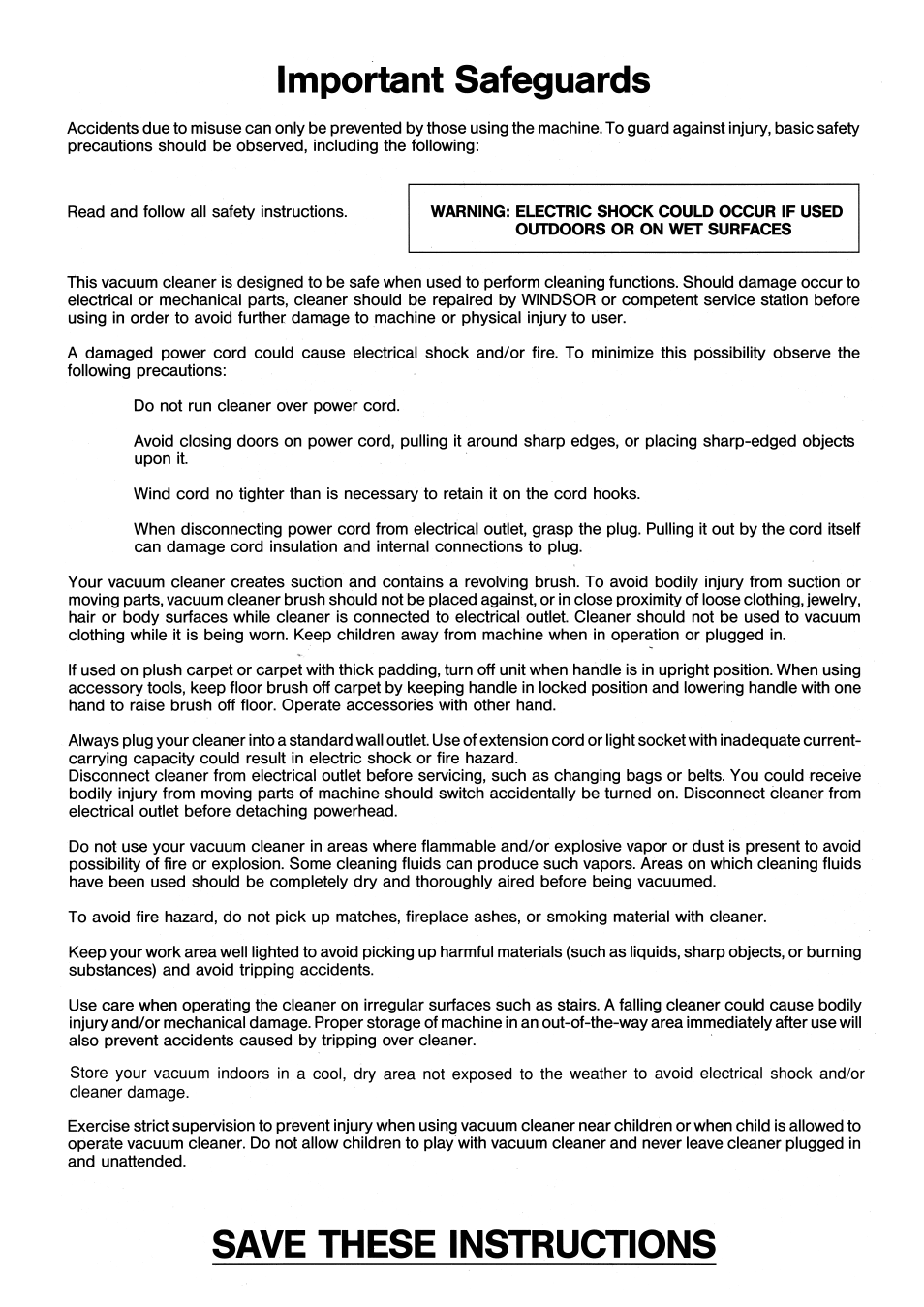 Windsor Sensor SRXP12 User Manual | Page 6 / 18