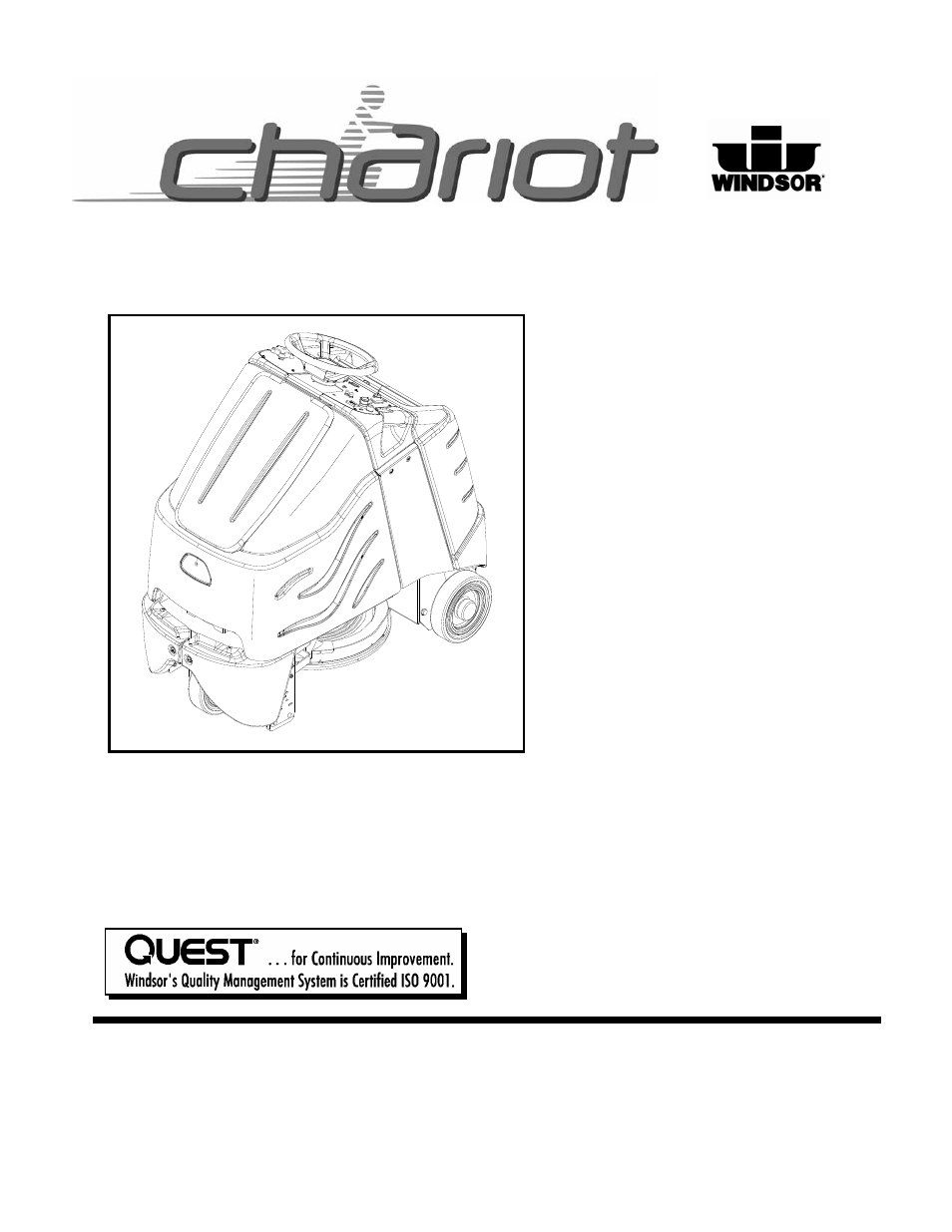 Windsor Chariot iGloss Burnisher CB20 User Manual | 99 pages