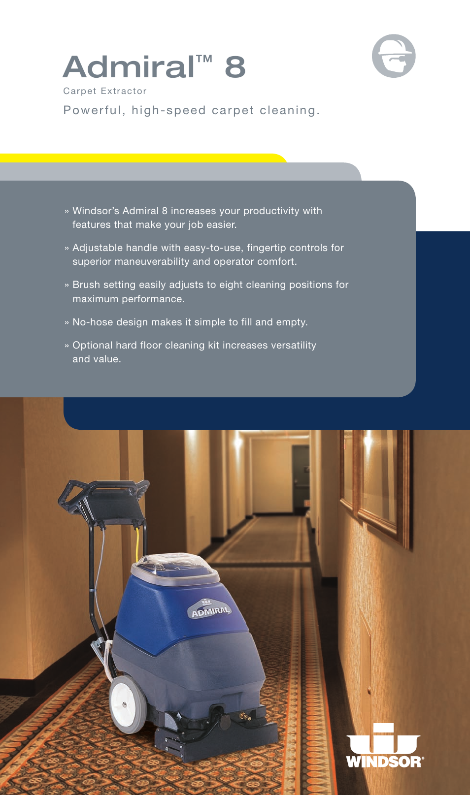 Windsor Admiral 8 User Manual | 2 pages