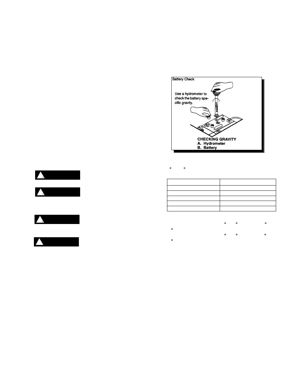 86037680p4-2, Maintenance, Warning ! warning ! warning | Warning | Windsor Saber Glide 10052530 User Manual | Page 25 / 42