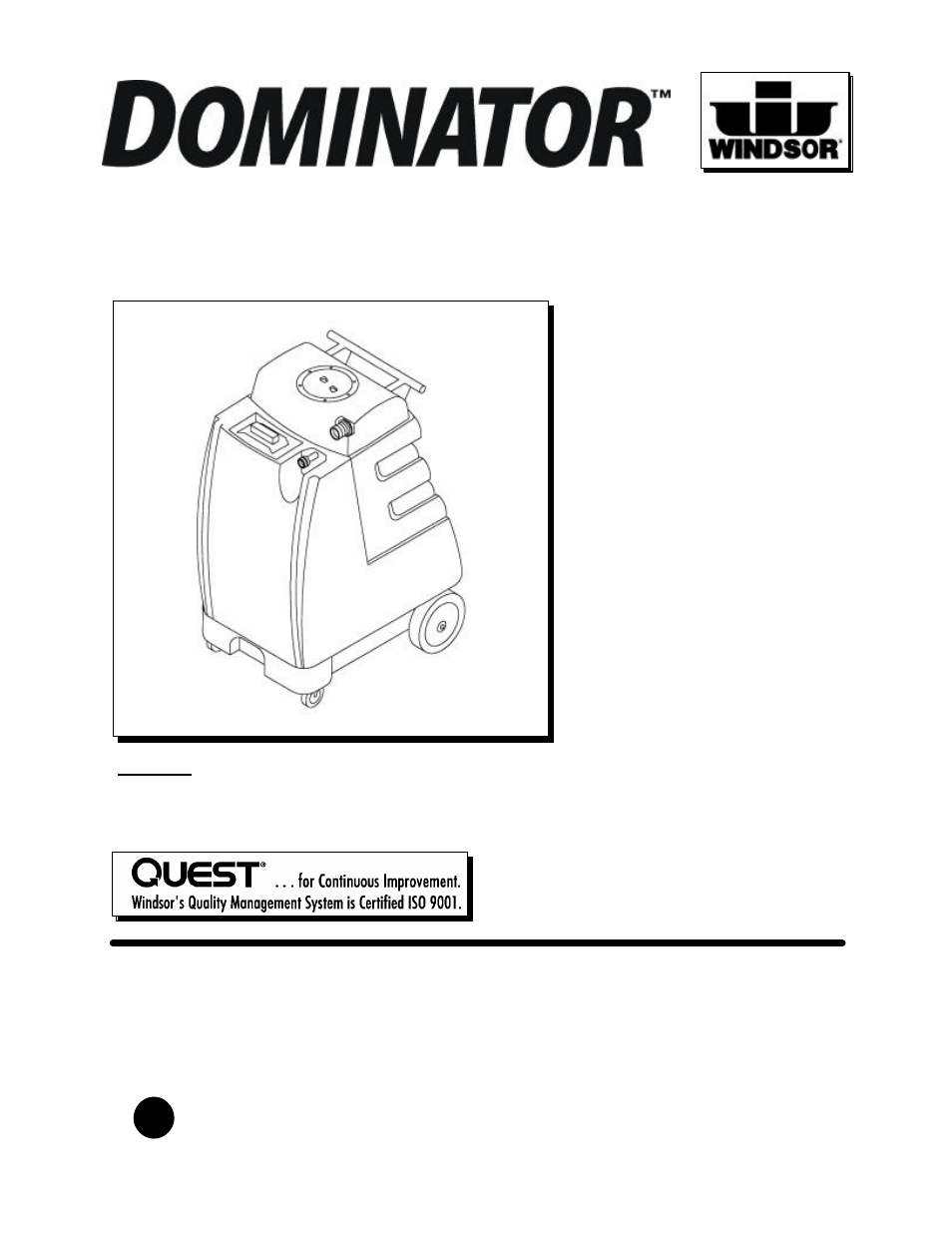 Windsor D250 (115V) User Manual | 20 pages