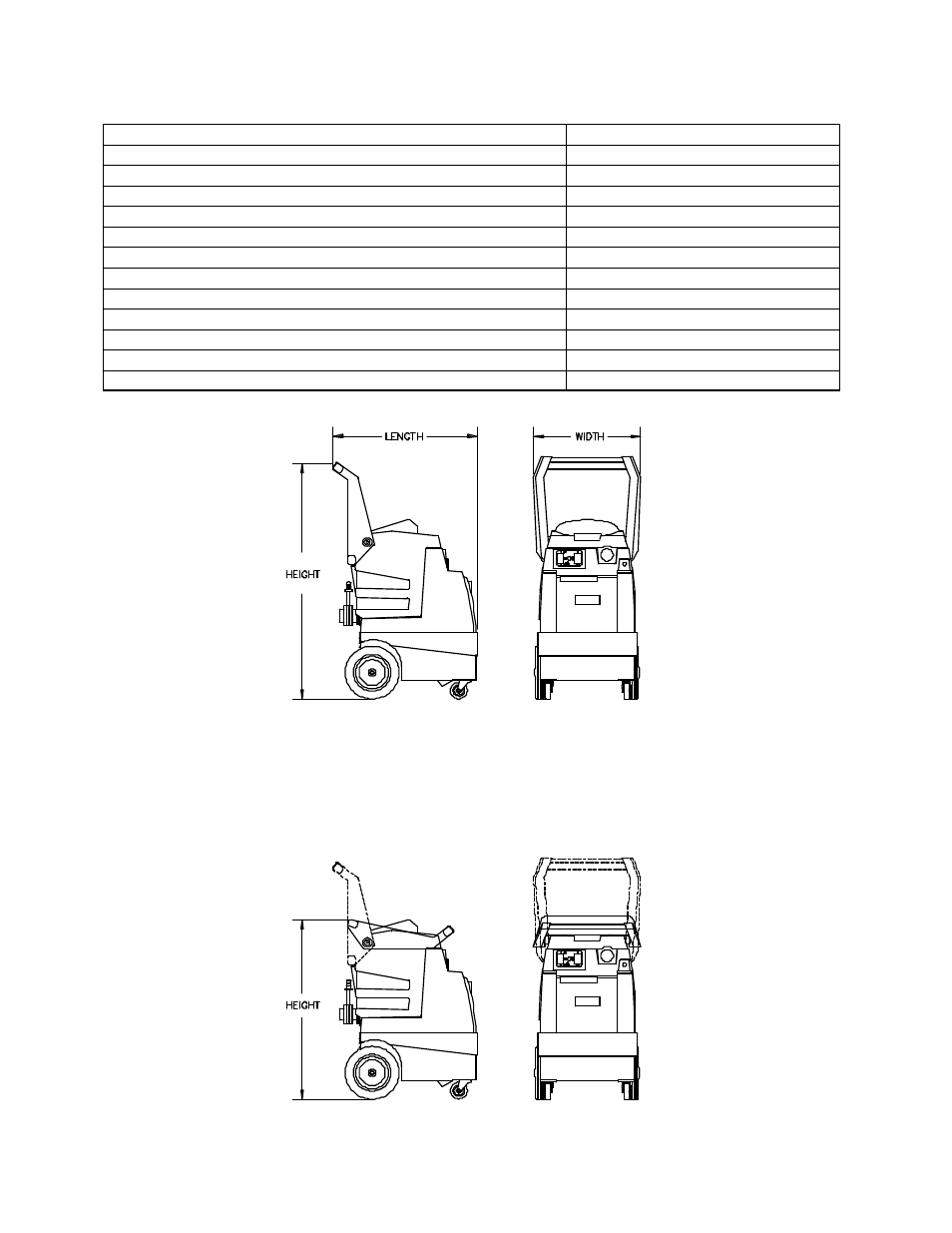 Technical specifications | Windsor E50 User Manual | Page 9 / 26