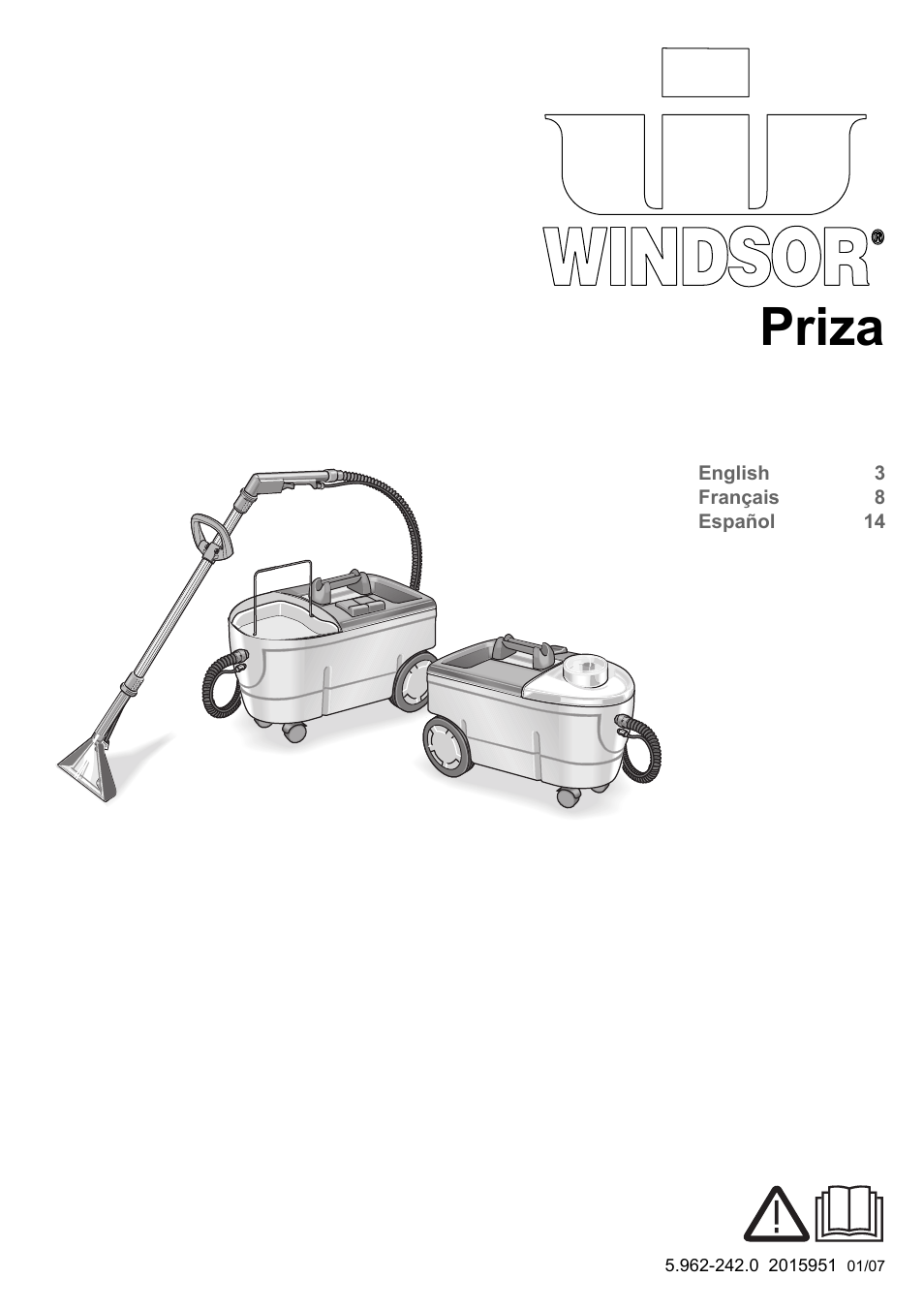 Windsor Priza User Manual | 26 pages