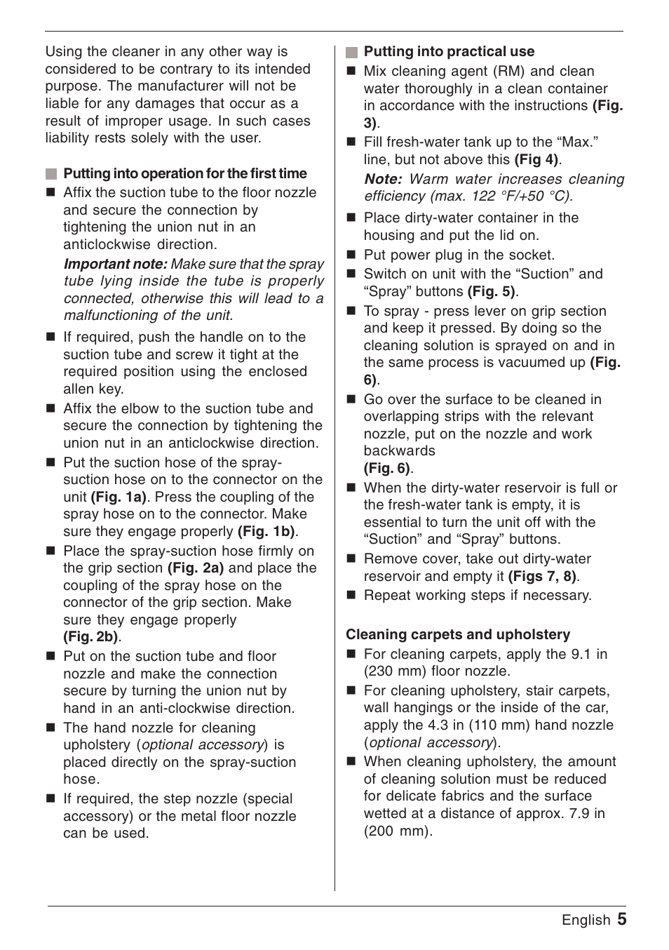 Windsor Priza User Manual | Page 5 / 26