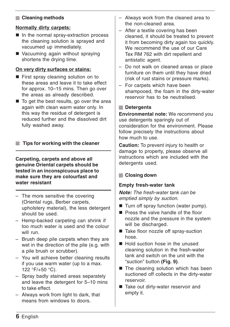 Windsor Priza User Manual | Page 6 / 26