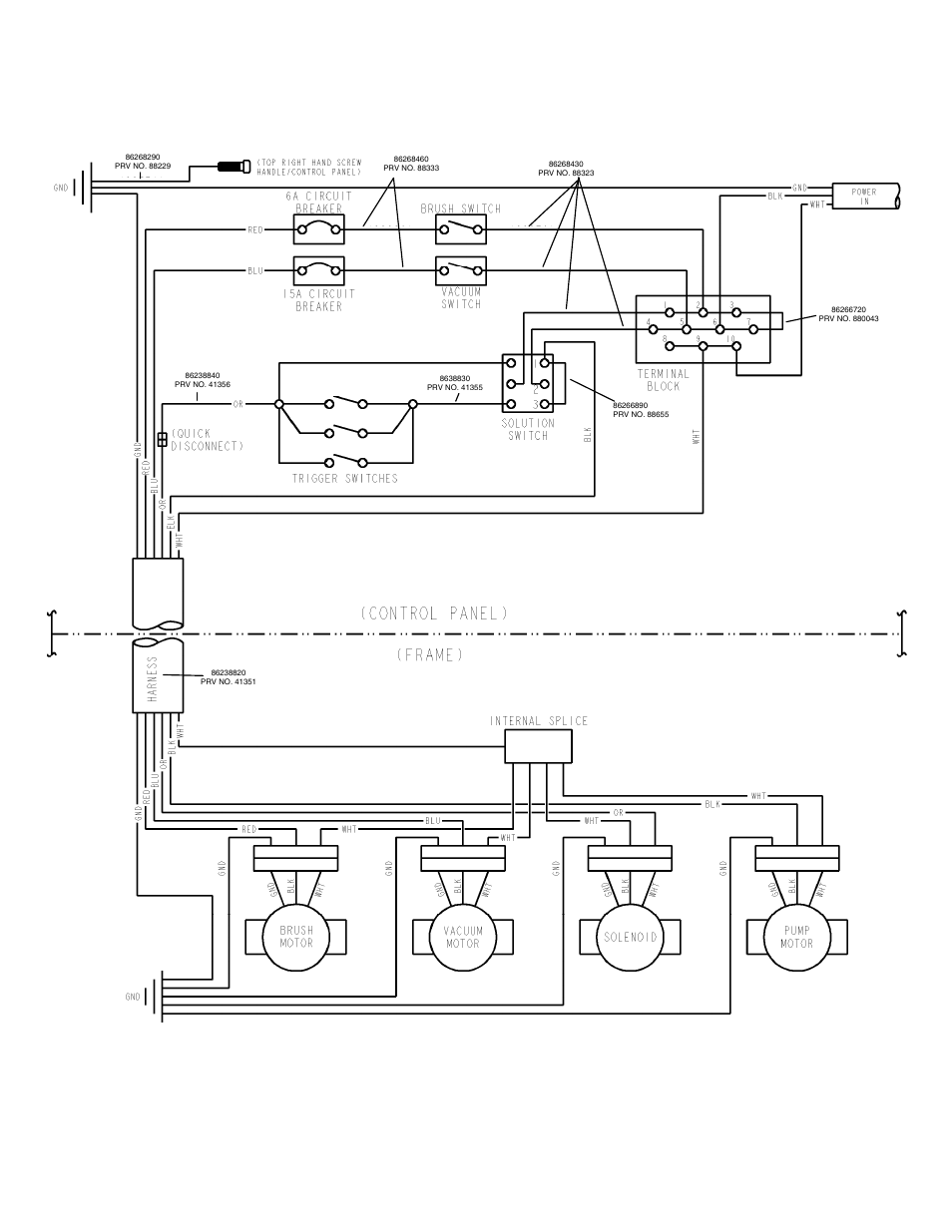 86038230 pg4-6, Wiring diagram | Windsor ADMIRAL ADM8 10080170 User Manual | Page 25 / 42