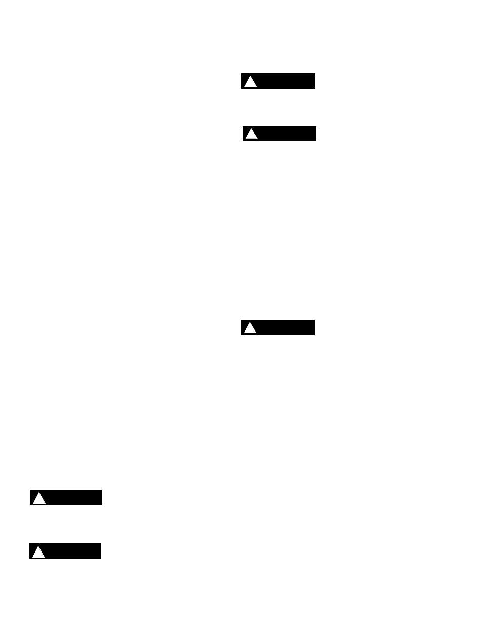 Machine operations, Warning, Warning ! warning | Caution | Windsor 86221950 User Manual | Page 8 / 24