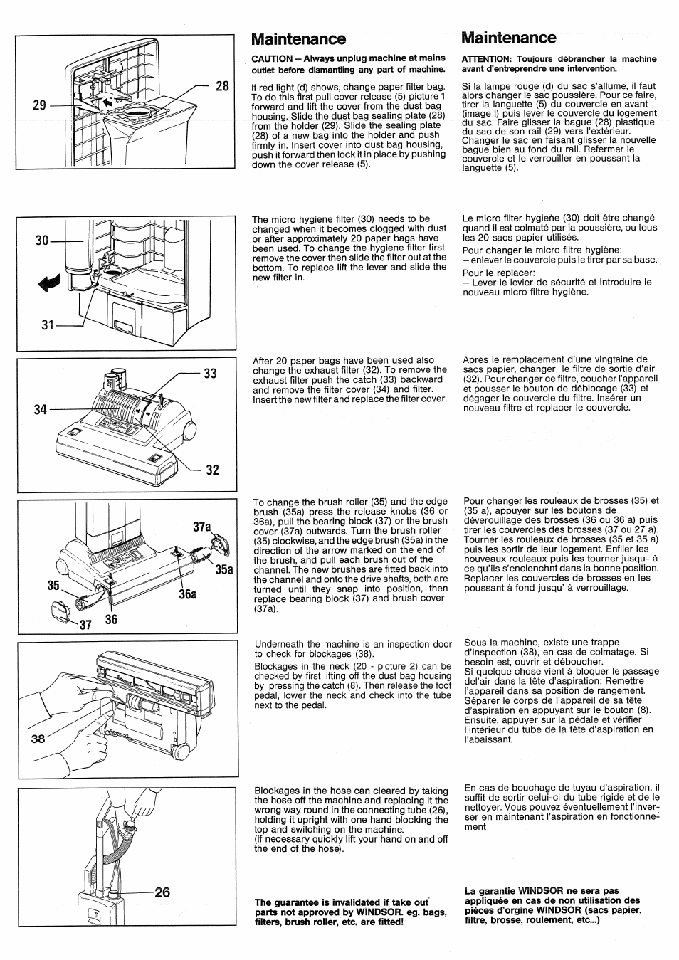 Windsor Sensor XP 15 SRXP15IA User Manual | Page 10 / 18