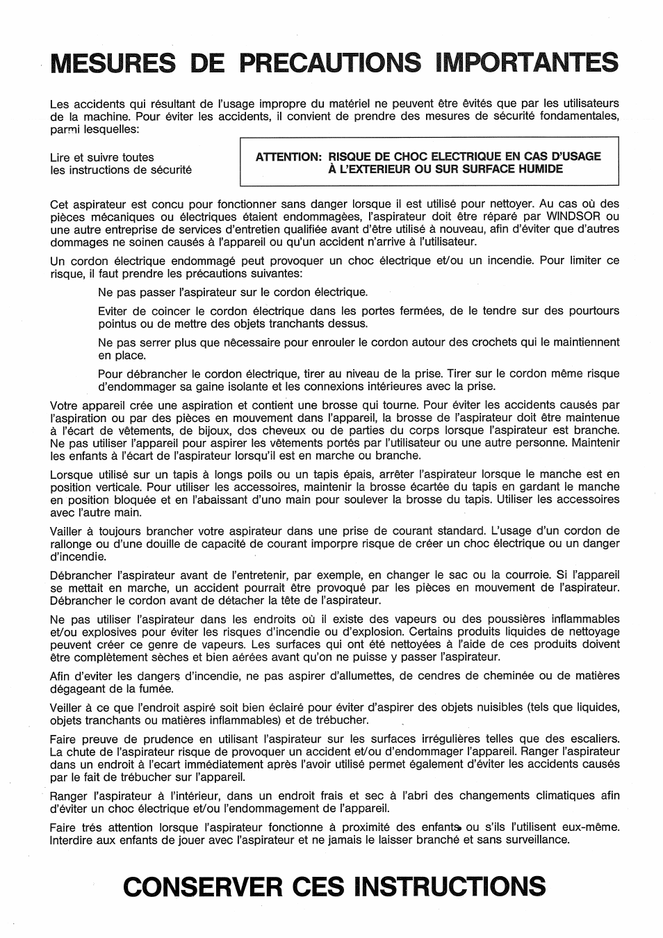 Windsor Sensor XP 15 SRXP15IA User Manual | Page 7 / 18