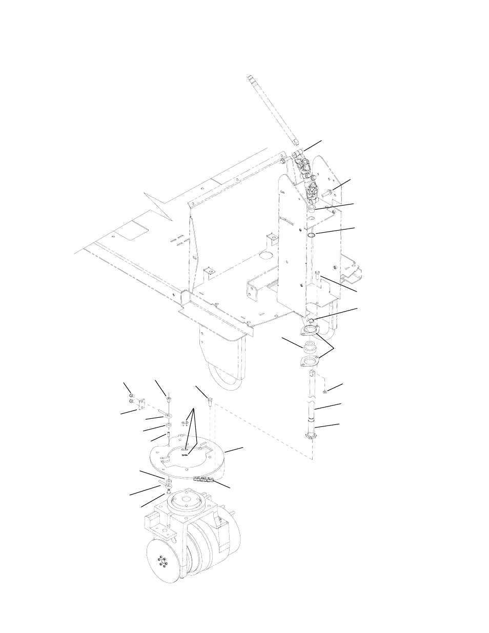 Steering- lower | Windsor Saber Glide 86037580 User Manual | Page 46 / 79