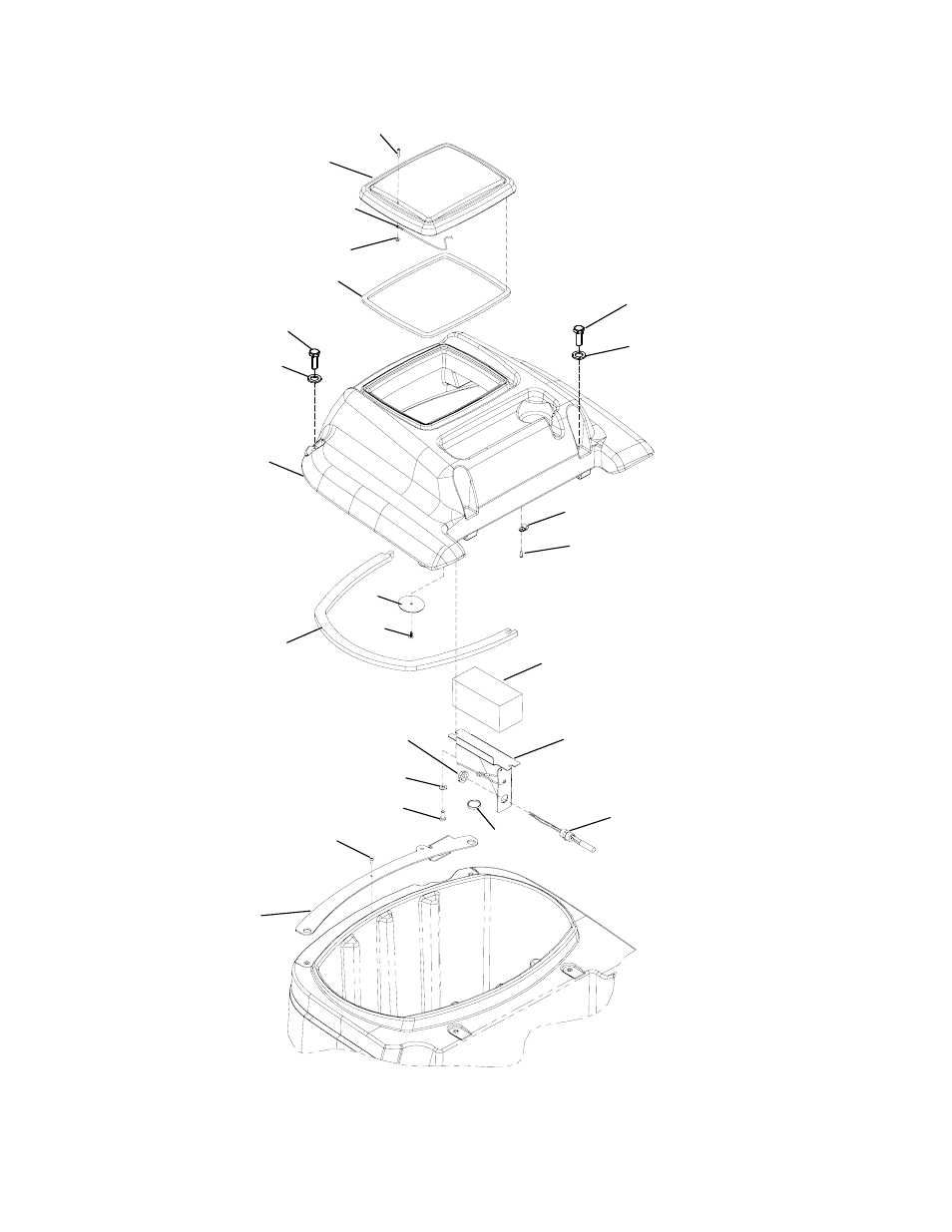 Tank cover | Windsor Saber Glide 86037580 User Manual | Page 50 / 79