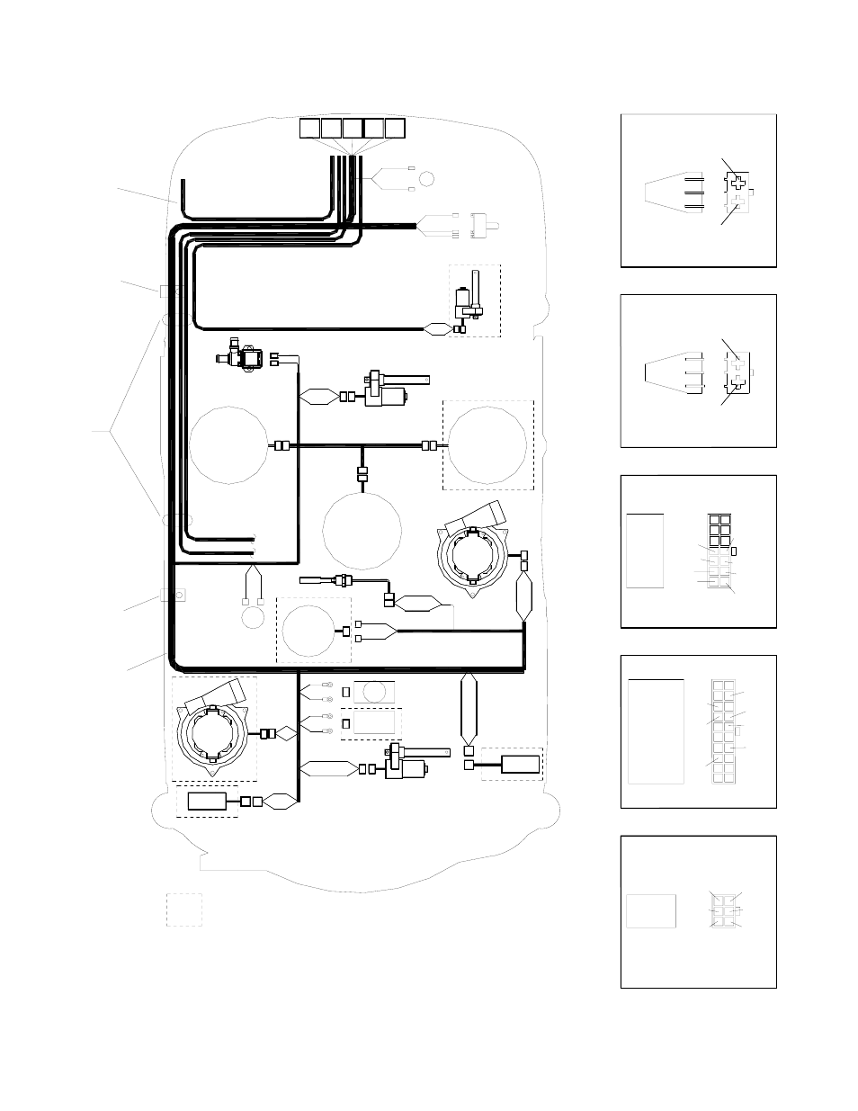 Wiring-main harness, Indicates optional accessory, Ab c d e | Windsor Saber Glide 86037580 User Manual | Page 58 / 79