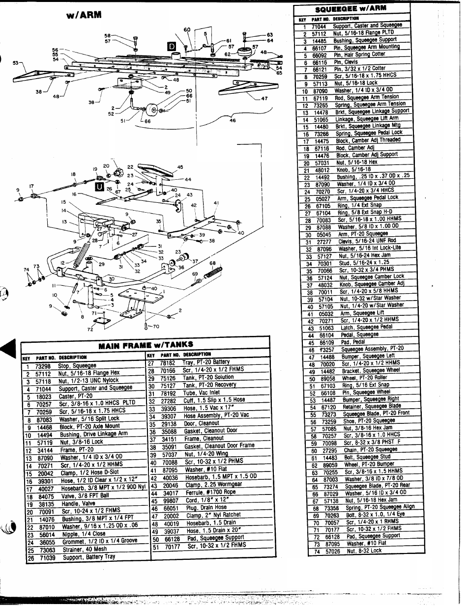 Squeegee | Windsor PT-20 User Manual | Page 11 / 18