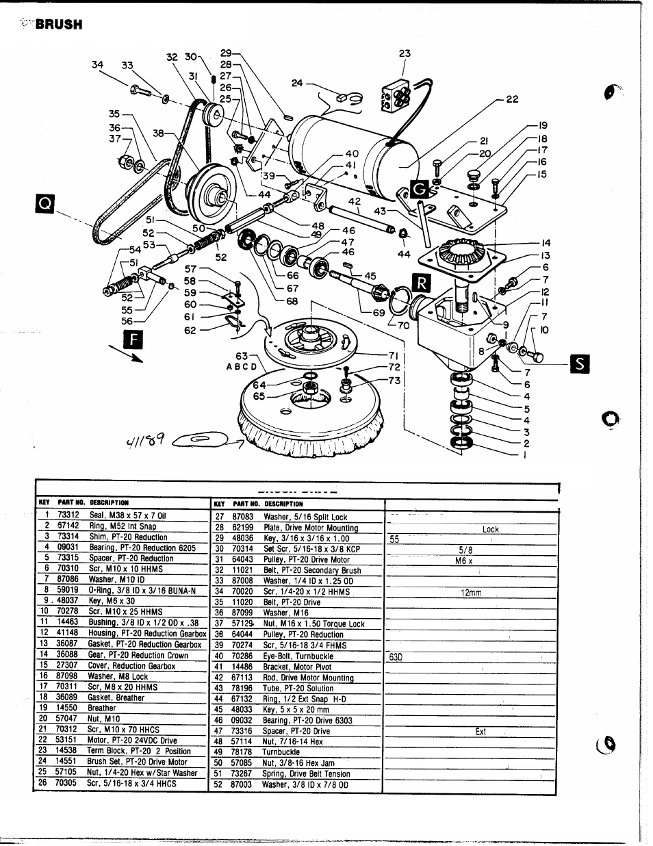 Drive | Windsor PT-20 User Manual | Page 16 / 18