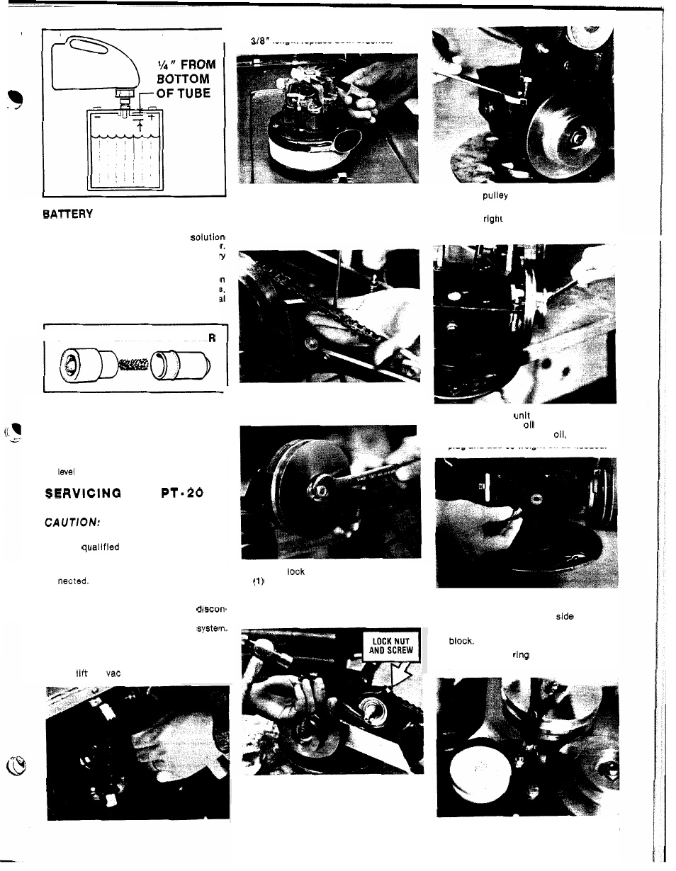 The scrubber, Vacuum motor, Drive chain | Traverse drive motor, Qear, Unit | Windsor PT-20 User Manual | Page 5 / 18