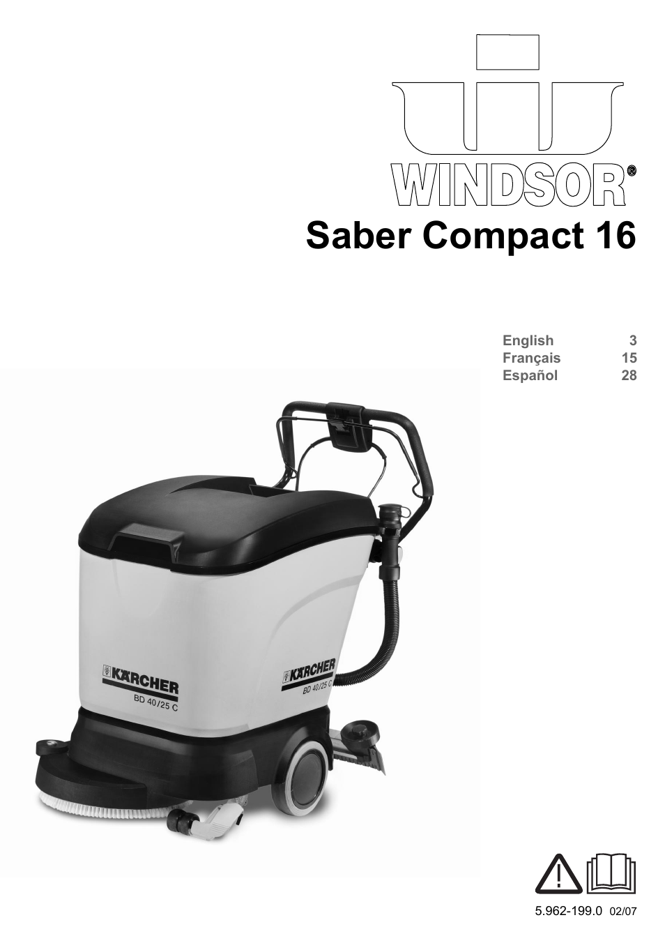 Windsor Saber Compact 16 User Manual | 44 pages