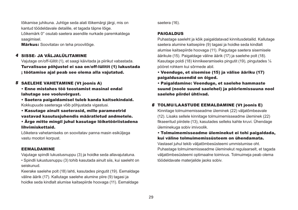 WORX Tools WU433 User Manual | Page 29 / 100