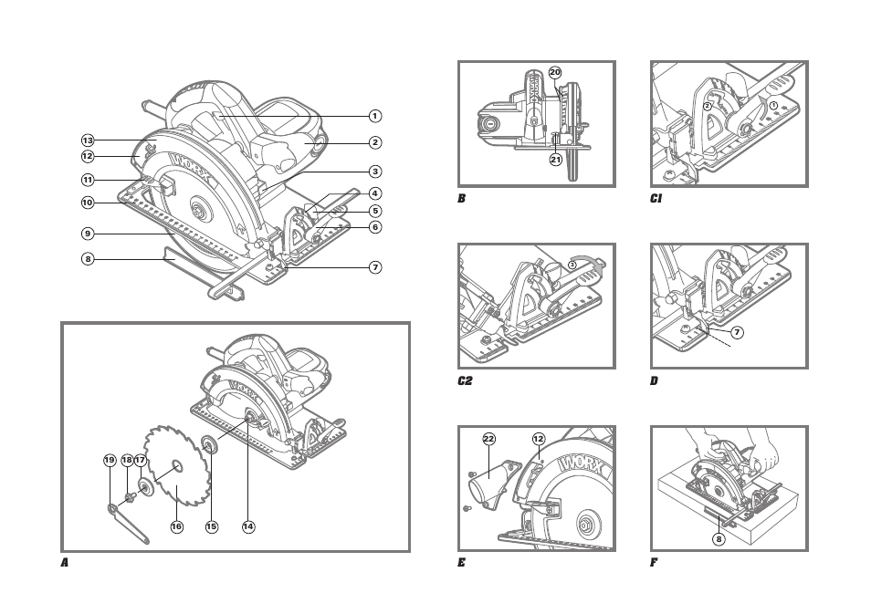 WORX Tools WU433 User Manual | Page 3 / 100