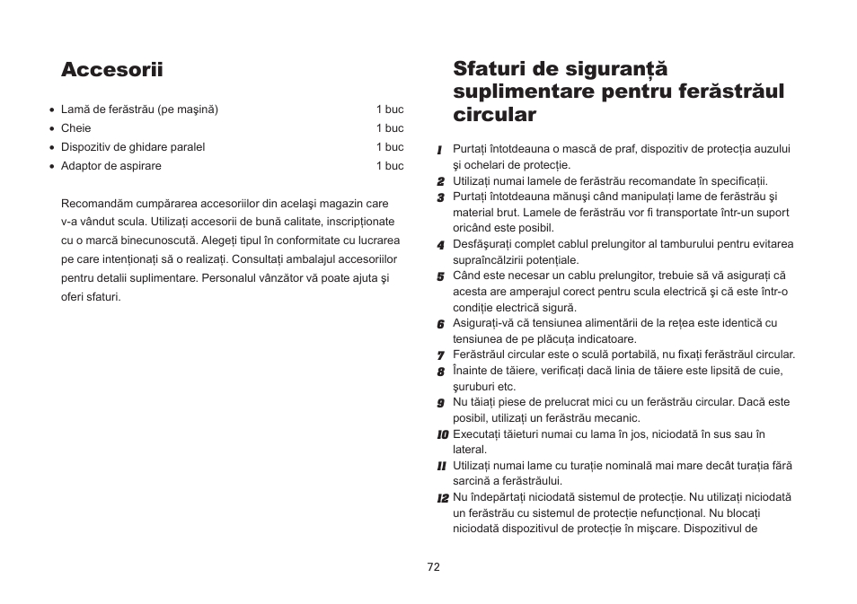 Accesorii | WORX Tools WU433 User Manual | Page 72 / 100