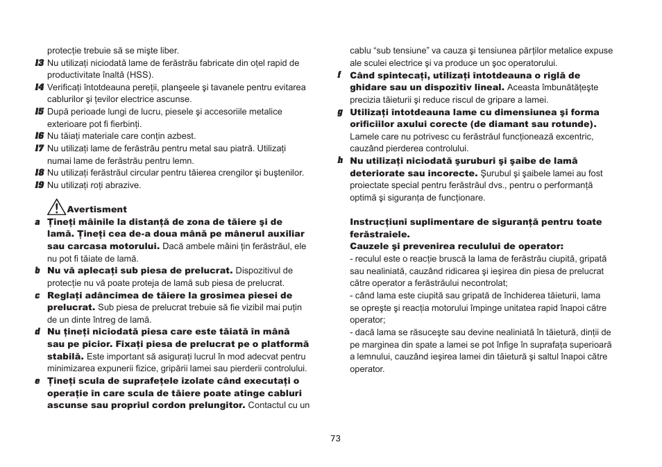 WORX Tools WU433 User Manual | Page 73 / 100