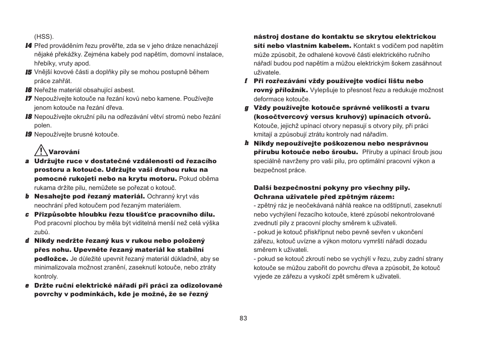 WORX Tools WU433 User Manual | Page 83 / 100