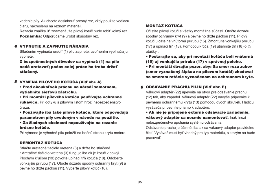 WORX Tools WU433 User Manual | Page 95 / 100