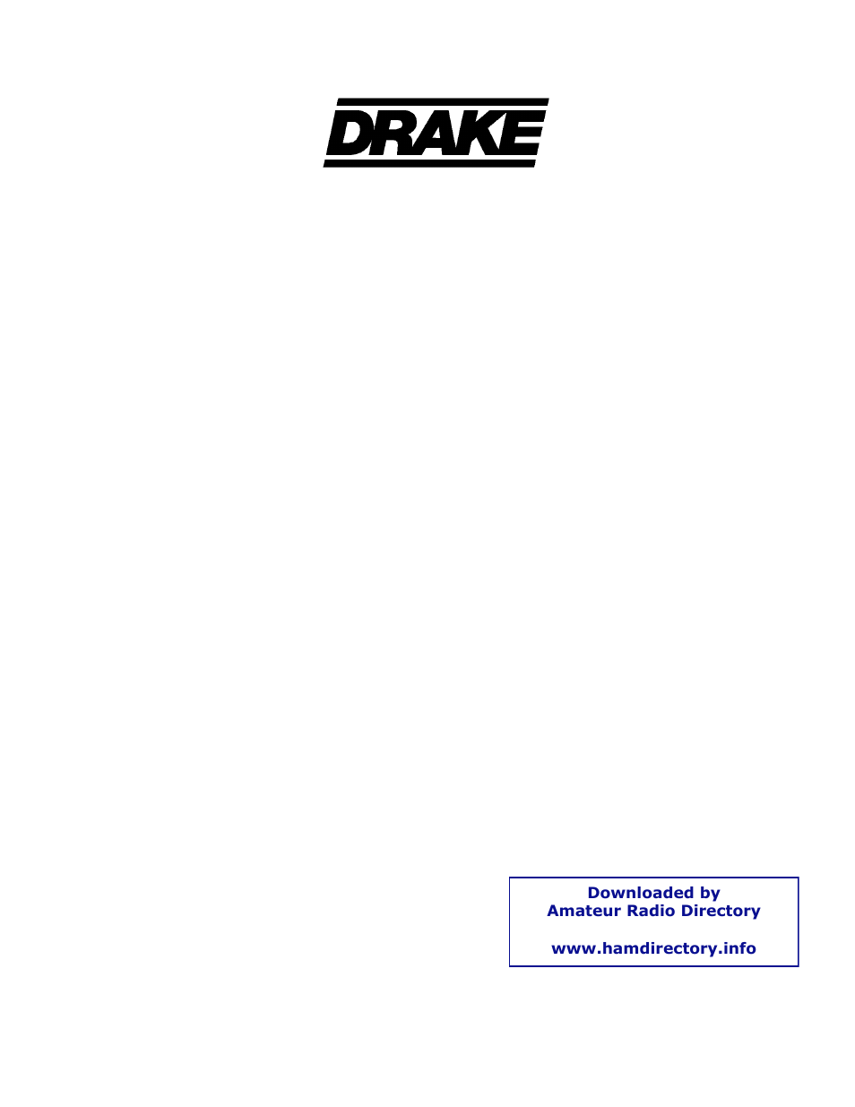 Walter Drake SW8 User Manual | Page 34 / 34
