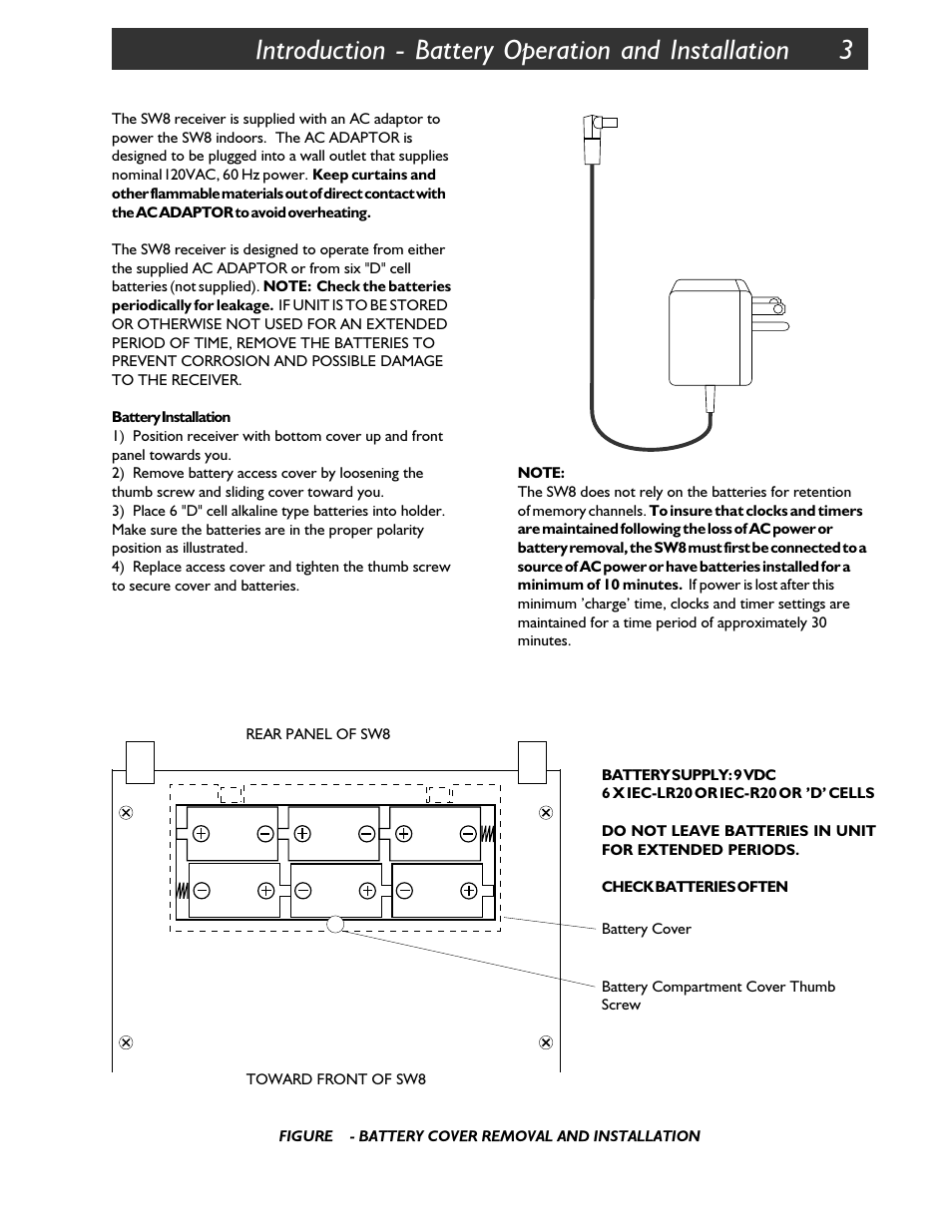 Walter Drake SW8 User Manual | Page 9 / 34
