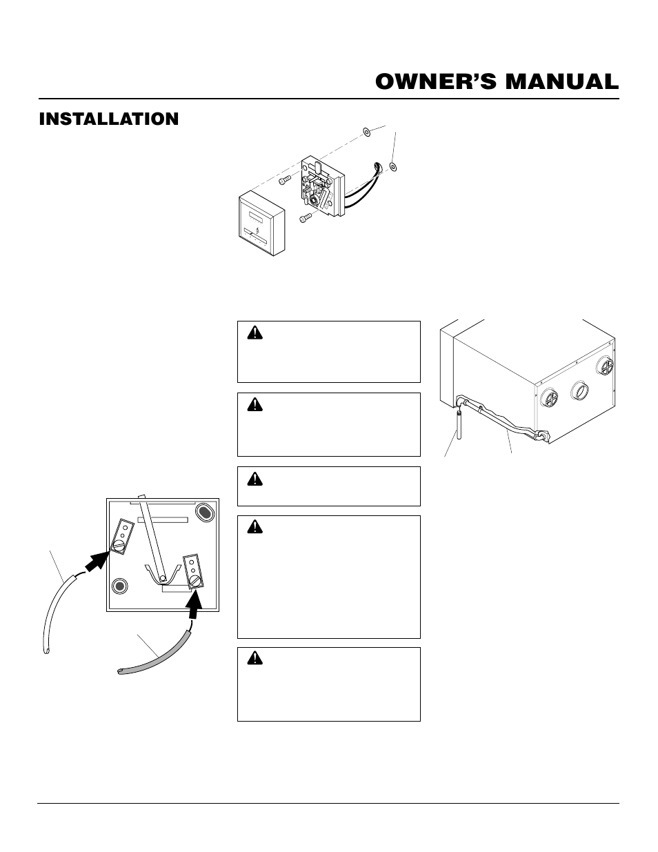 Owner’s manual, Installation, Continued) | Williams 4003532 User Manual | Page 7 / 28