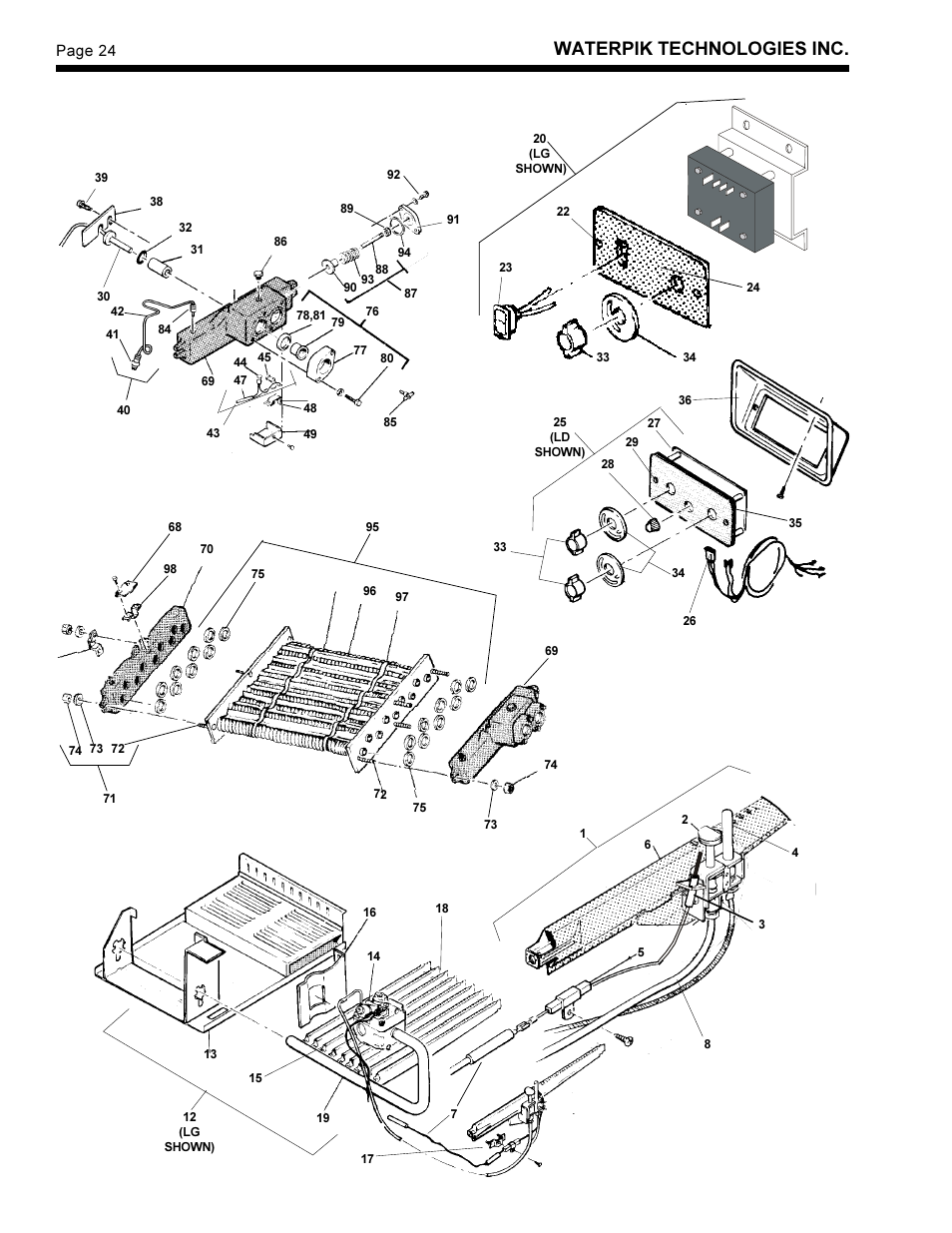 Waterpik technologies inc | Waterpik Technologies LD User Manual | Page 26 / 28