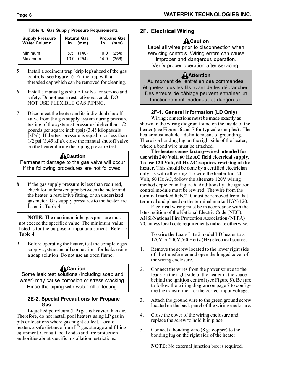 Waterpik Technologies LD User Manual | Page 8 / 28
