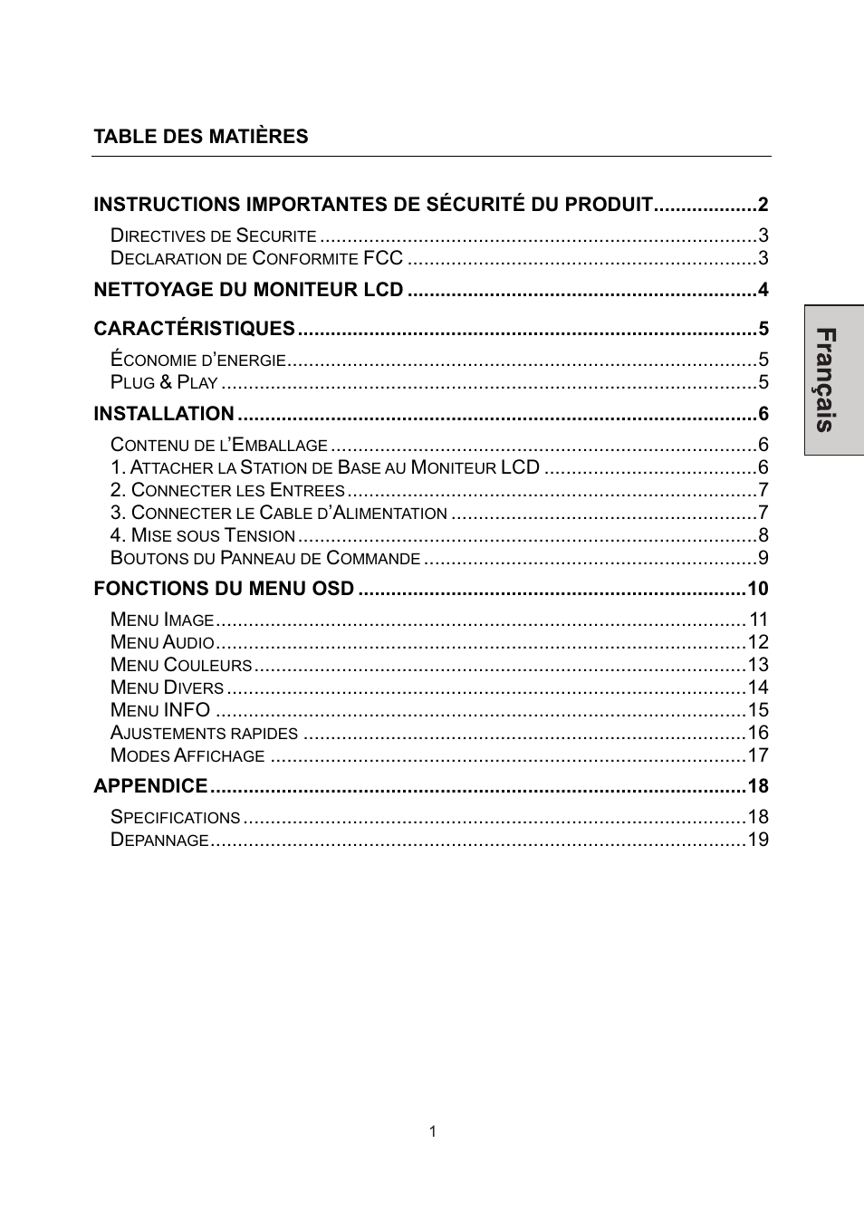 Westinghouse LCM-22W3 User Manual | Page 23 / 64